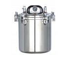 Electric or LPG heated portable pressure steam sterilizer